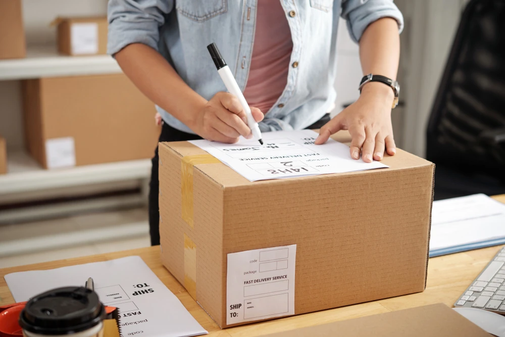 Pakket voorbereiden voor verzending